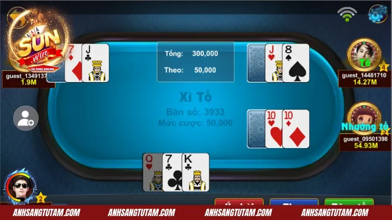 Thuộc lòng cách chơi Xì Tố để tăng chiến thắng